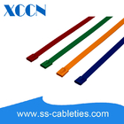 Assorted Zip Reusable Cable Ties , Metal Small Cable Ties Mounts Non Flammable