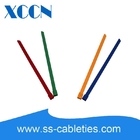 Electrical Plastic Coated Stainless Steel Cable Ties SS201 Metal Material