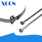 Smooth Toothed Buckle Stainless Steel Cable Ties Flexible Superior Insulation