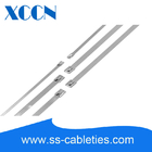 4.6*0.25*400mm 201,304,316 grade self-locking ball lock stainless steel cable tie with fireproof