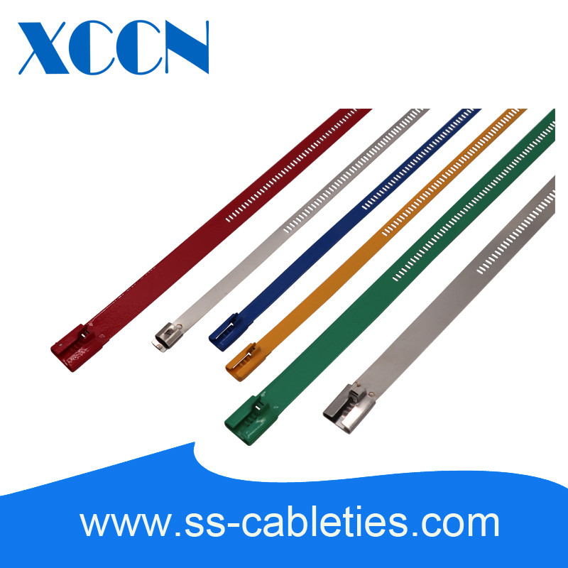 Electrical Ladder Type Stainless Steel Cable Ties Straps Neutral Salt Spray Tested