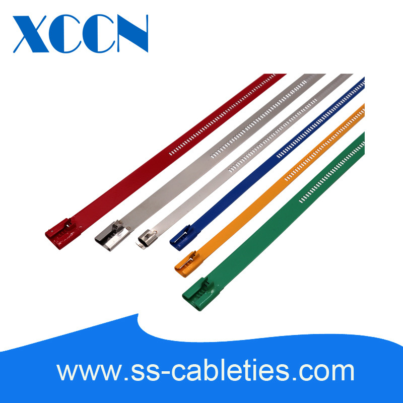 Heavy Duty Ladder Type Stainless Steel Cable Ties Metal Zippers Tyraps