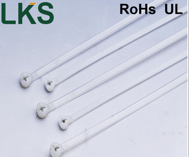 8 Inch Plastic Cable Ties Insulating Acid Resisting Strong Bearing Capacity