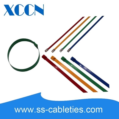 Self Locking Metal Detectable Cable Ties , High Temperature Cable Ties UV Rated