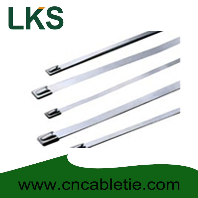 4.6*200mm 316 grade Ball-lock stainless steel self-locking cable management